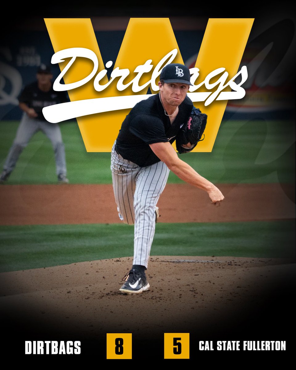 ‘Bags take game 2 ‼️
#GoDirtbags #LongBeachBuilt