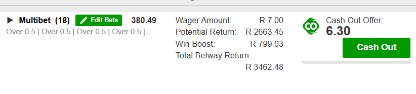 IThidiela's tweet photo. I just placed a bet with Betway. Tap here to copy my bet or search for this booking code in the Multi Bet betslip X977DC3C8 https://t.co/vUzEKfMQoX
Early birds 1st half over 0.5 goals ๐ฅ๐ฅ๐ฅ๐ฅ๐ฅ
kick of 07:00
#Easter #betway #Good Friday #Mapimpi #Aldrin #Sharks #Tyla https://t.co/jYJLo81Ed3