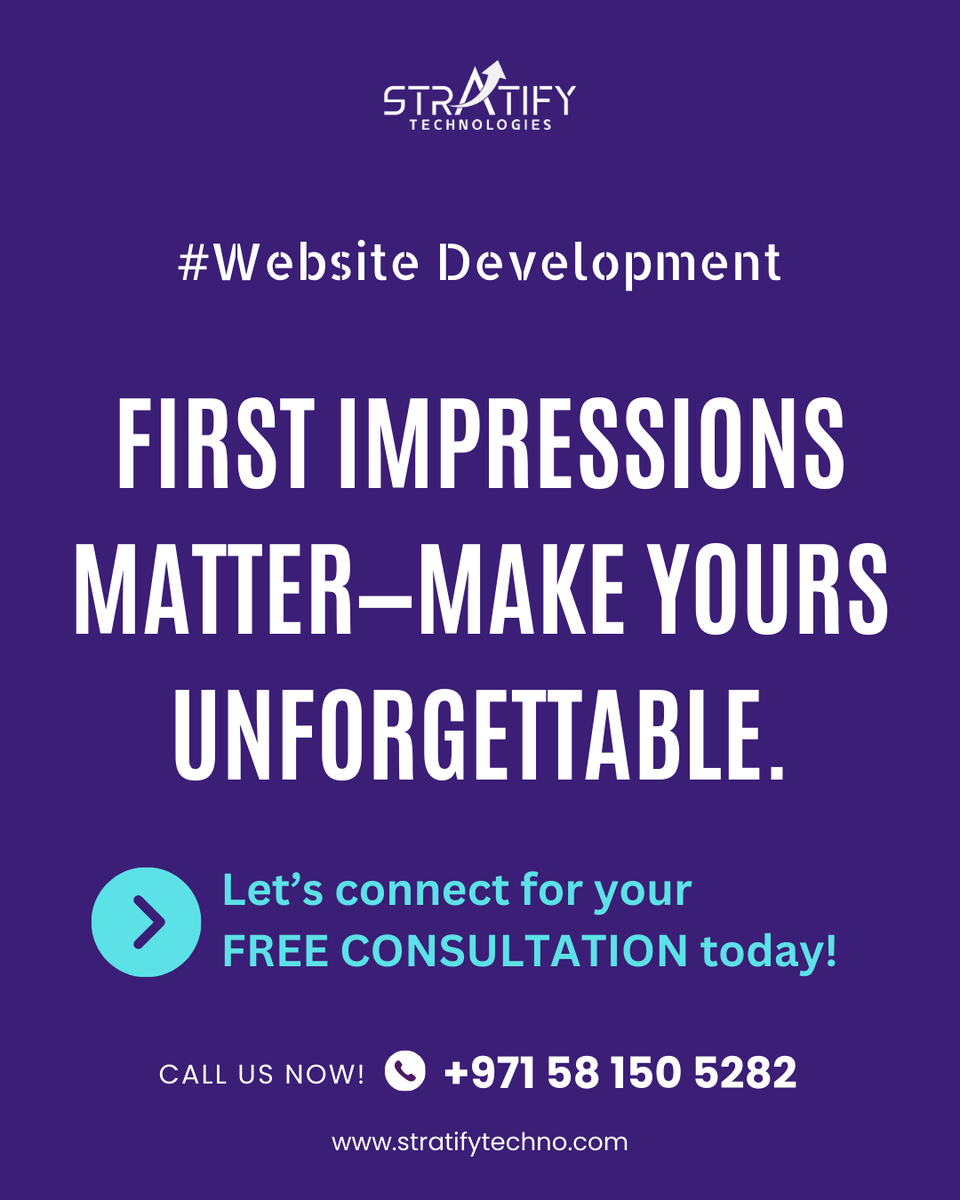 stratifytechno's tweet photo. 🚀 From design to strategy we build unforgettable digital experiences that drive results.

At Stratify Technologies, we specialize in turning those crucial first moments into powerful opportunities.

#StratifyTechnologies #FirstImpressionMatters #DigitalBranding #TechDrivenDesign https://t.co/Au3XG0ev12