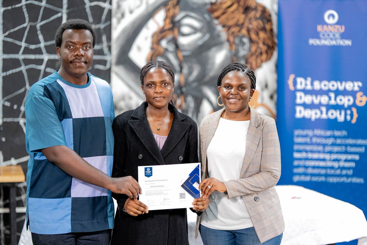KanzuCodeOrg's tweet image. Congratulations to the 22 techies who successfully completed our Tech Training Programs - January to April 2025!
We celebrated their incredible achievement last Saturday with a graduation ceremony held at the new home of @TheVillageUG
#KanzuCodeFoundation #AlphaTechieCourse