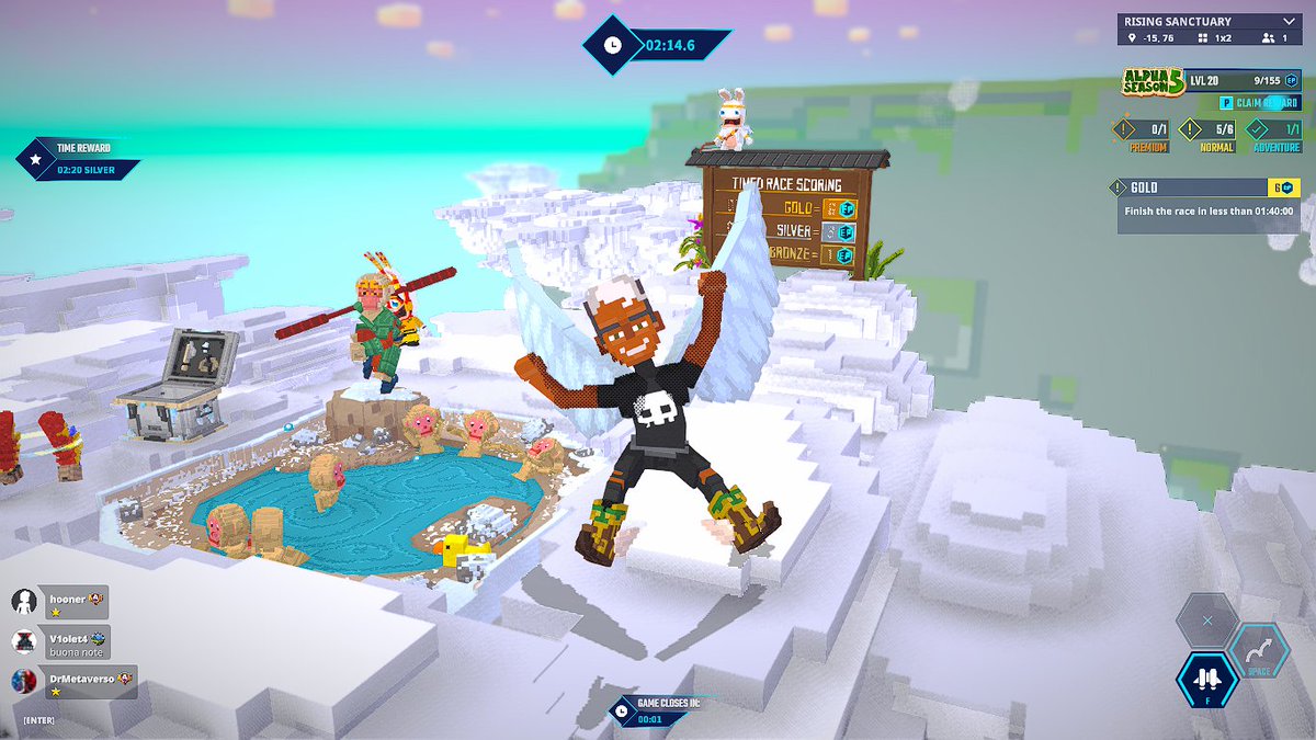 Who can fly faster than me? Try to beat me in <a href="/TheSandboxGame/">The Sandbox</a>  tsbga.me/TheSandbox #AlphaSeason5