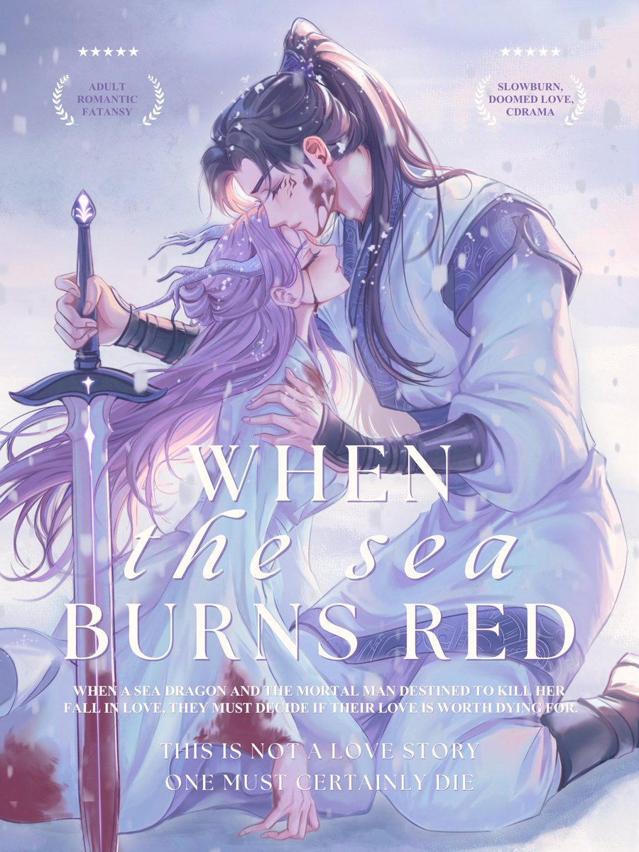 ADDIE LARUE X SONG TO DROWN RIVERS
When a sea dragon and the man destined to kill her fall in love, they must decide if their love is worth dying for.
🫀 doomed romance
🐉 chinese myth retelling
🔥 slowburn &amp; yearning
✨ cosmic beings
🌗 dual pov
#PosterPit #F #RF #A #AG