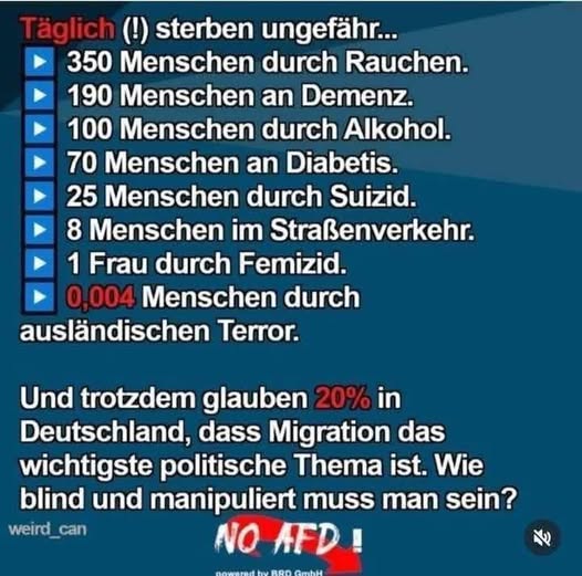 Liebe #AfD-Wähler: denkt doch einfach einmal darüber nach!