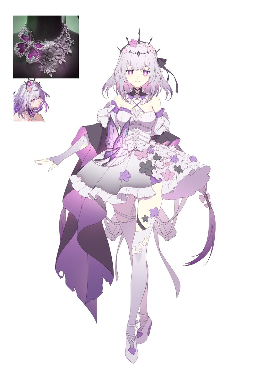 Baechu_d0sa's tweet image. 컨셉 스터디🦋
#崩壊スターレイル #キャストリス #HonkaiStarRail #Castorice #遐蝶