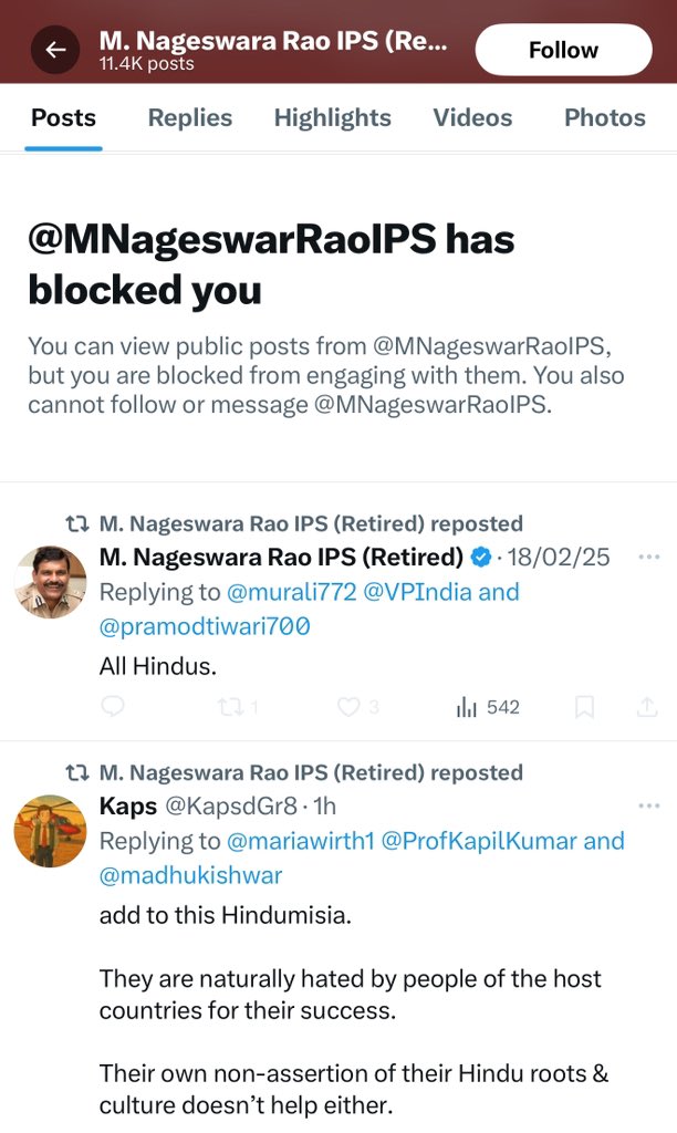 SongsOfChinar's tweet photo. Dear Nageswara Rao saheb,
Please unblock me…bahot zor se aapki bajani hai
#Baklol 
@LtGenDPPandey https://t.co/a4wRWCTMj3