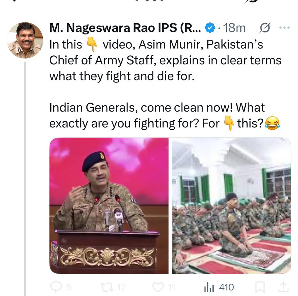 SongsOfChinar's tweet photo. Dear Nageswara Rao saheb,
Please unblock me…bahot zor se aapki bajani hai
#Baklol 
@LtGenDPPandey https://t.co/a4wRWCTMj3