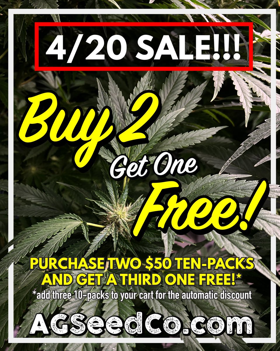 Get your Authentic Genetics at: AGSeedCo.com