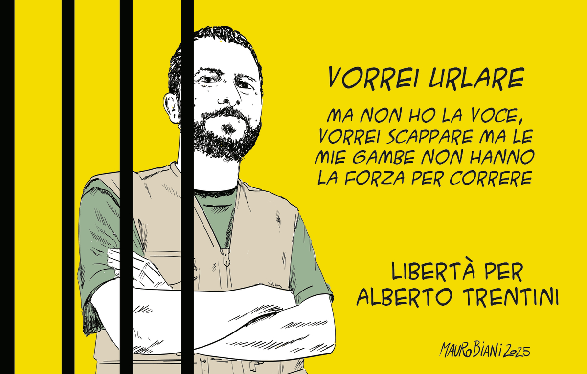 sabripillot's tweet image. "#AlbertoTrentini è cresciuto con noi, abbiamo fatto con lui le elementari, le medie, qualcuno di noi il liceo e l'università. 
Siamo i suoi amici di tutta la vita."
#AlbertoTrentiniLibero