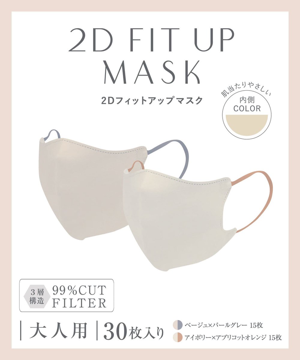 cosmemory_T's tweet photo. 〇名称：2Dフィットアップマスク

〇種類：マスク

〇サイズ：
縦13.5×横10.5cm

〇評価：★★★☆☆

〇コメント：
ちょっとサイズがデカい。
顎部分がダブつく。

#3coins https://t.co/1dIs3Xys0H
