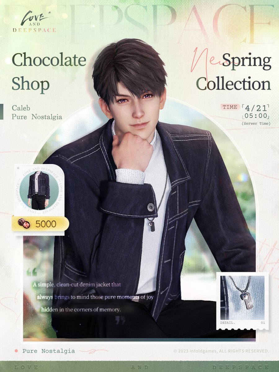 Love and Deepspace | Chocolate Shop Update New Outfits (5,000