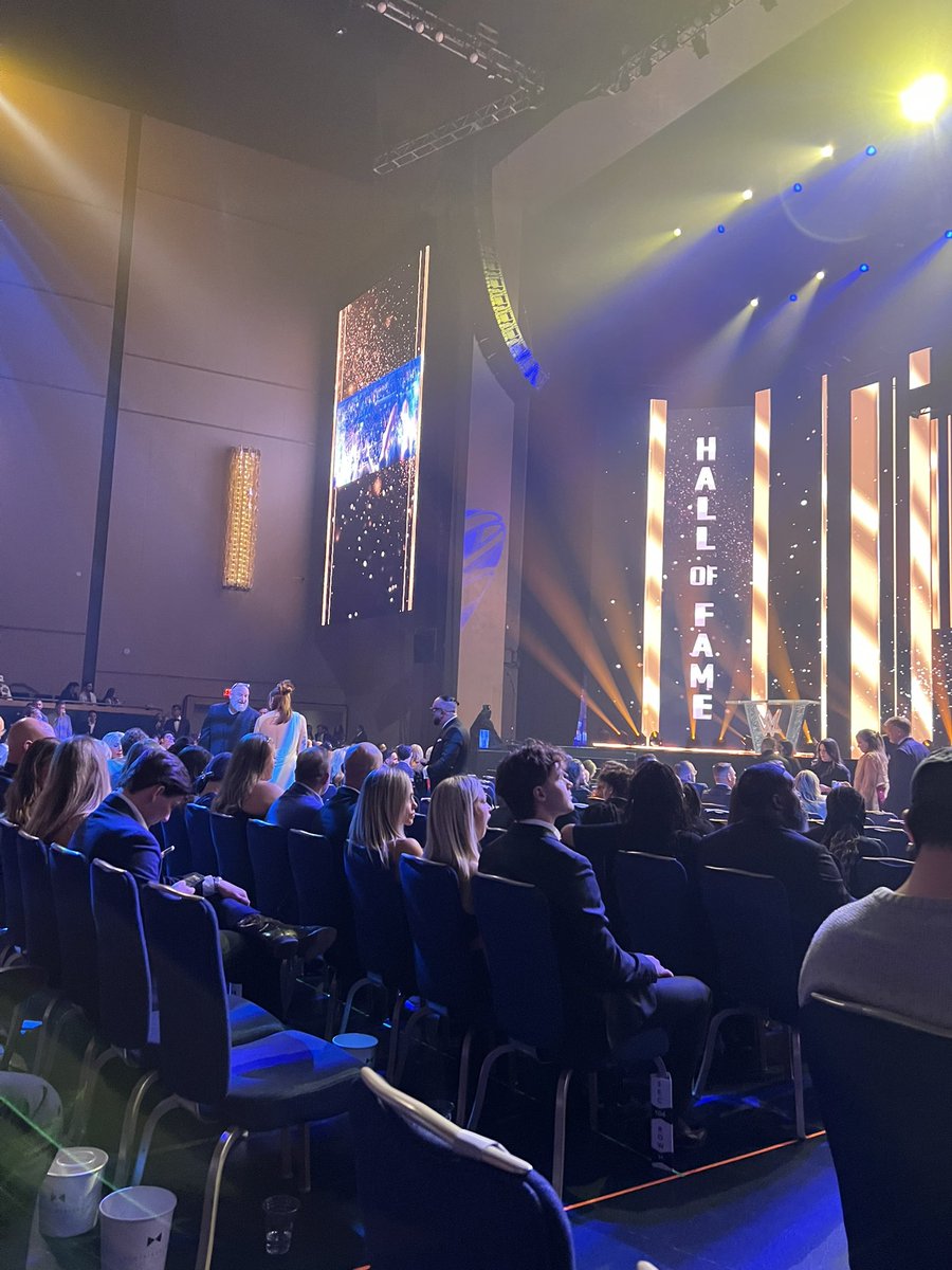 Show 8 (not sure if I should count it) takes me to #WWEHOF as we celebrate <a href="/TripleH/">Triple H</a> induction. Looking forward to seeing #earthquake go in. 
#WWEHallofFame