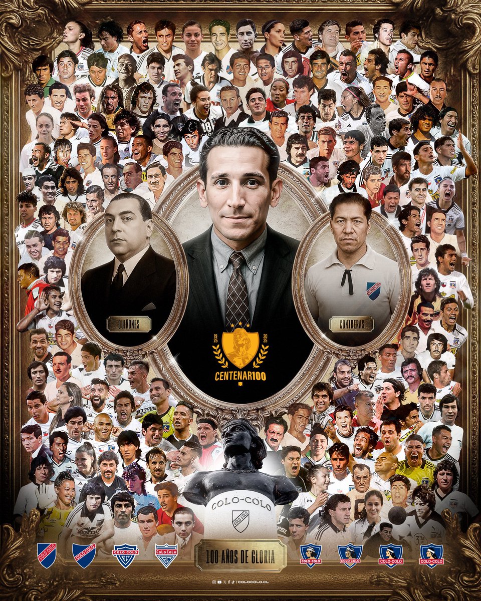 Felices 100 años, Colocolito de mi ❤️. 
#ColoColo #colocolocentenario