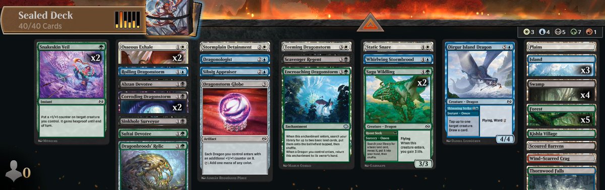 After 6 attempts, first box obtained. 6-0 with dragonstorm drain