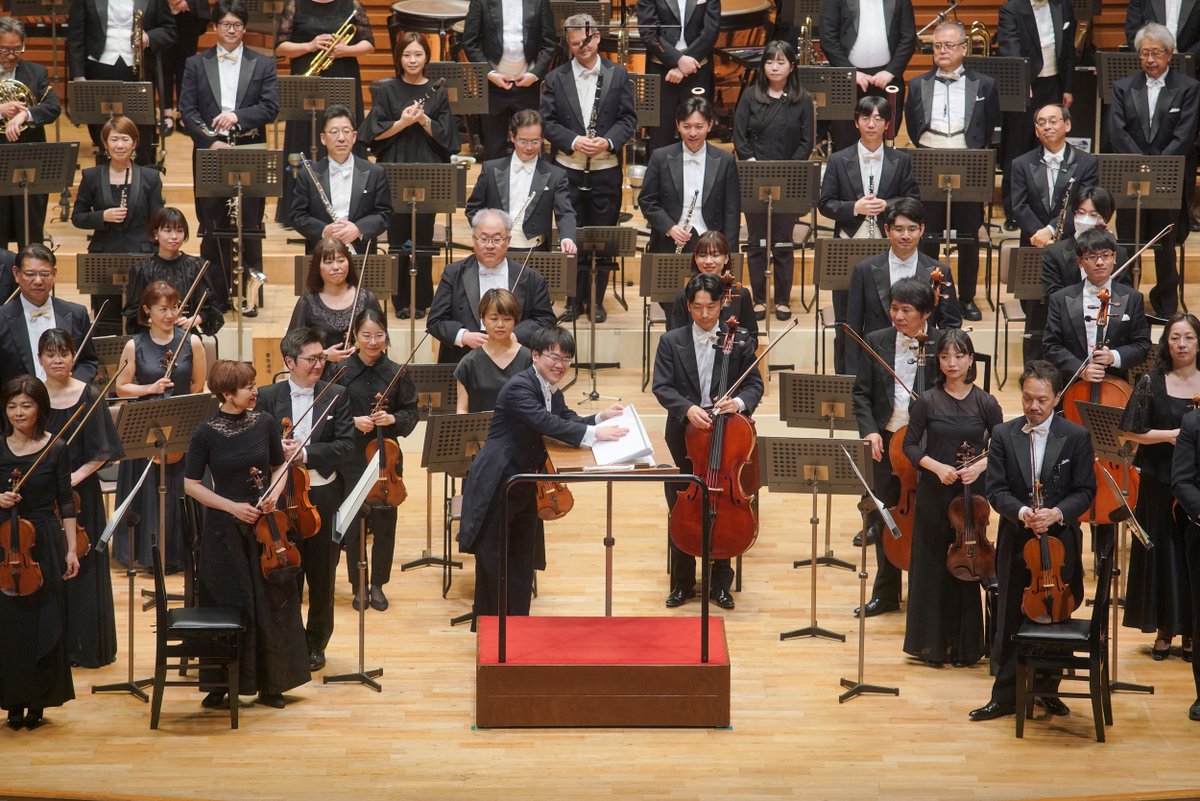 Concert Photo📷
2025/04/19(Sat)
#仙台フィル 第381回定期演奏会

指揮：太田弦
ヴァイオリン：ヤメン・サーディ

・ニコライ：歌劇「ウィンザーの陽気な女房たち」より 序曲 
・モーツァルト：ヴァイオリン協奏曲第4番K.218 「軍隊」 
・武満徹：弦楽のためのレクイエム 
・芥川也寸志：交響曲第1番