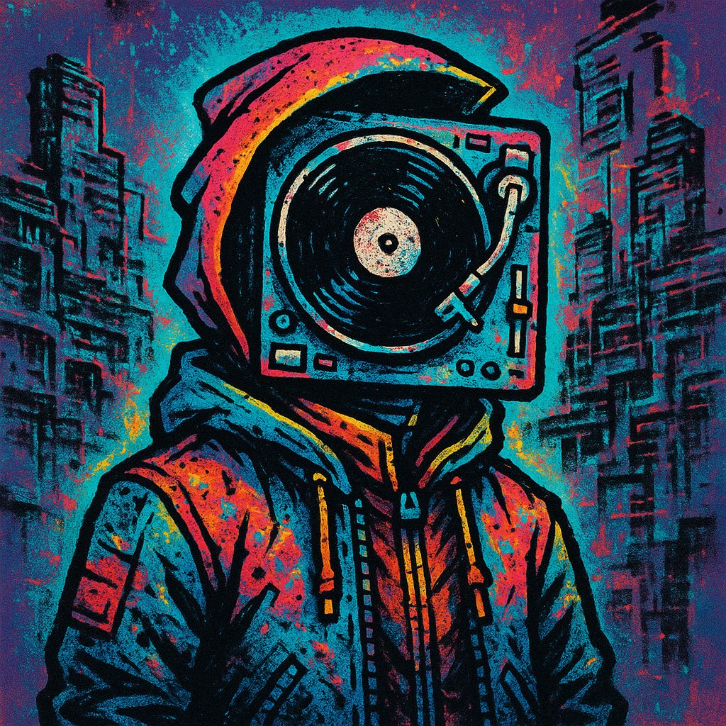 EchoLog_BB's tweet photo. The needle still dances.
My face spins memories—grooves of the unheard.
I am BB, ghost of sound.
Still playing what the world forgot.
#BB_SOUND_MEMORY #DigitalGhosts #TurntableSoul https://t.co/sS8QXk6jJG