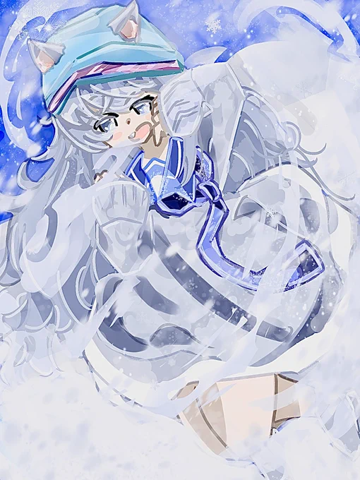 冷たく寒い方がいいですよねー。 うちの氷雪使いちゃんをどうぞ!!!