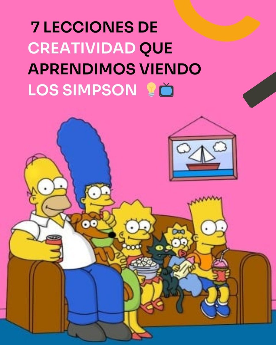 AgenciaExclama's tweet photo. El planeta entero celebra hoy el Día Mundial de Los Simpson recordando lo que (sin querer, o queriendo, que son muy de predecirlo todo) nos enseñaron sobre el proceso creativo:

🧠 Pásate por nuestro carrusel y dinos: ¿Con qué personaje creativo te identificas más? https://t.co/eNtB1l3D0V