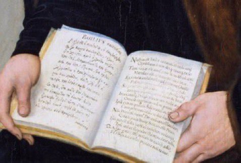 Lucas Cranach the Younger, 1559  Portrait of Philipp Melanchthon, b. 16 Feb 1497, d. #otd 19 Apr 1560.  (Städel Museum, Frankfurt am Main)