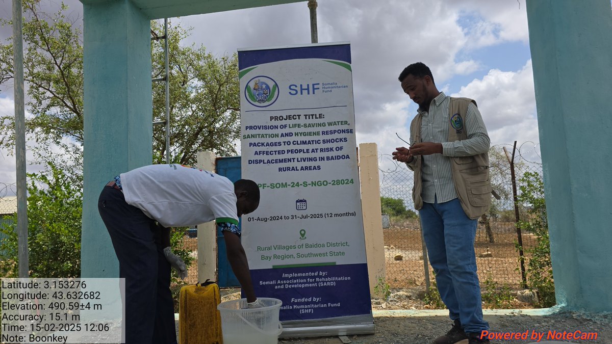 SARD199's tweet image. "To prevent outbreaks of diseases like cholera, SARD—supported by @SHF—is conducting monthly chlorination of rehabilitated borehole and shallow well. This initiative is key to ensuring clean water and protecting community health.
#SARD
#SHF
#WaterAccess
#CommunityDevelopment