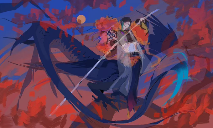 #odaibako_yoru648097 えっ…どれだろう…(心当たりがない)(多分他の方のイラストかも?) とりあえず誤認しそうな気がするのを置いておきますね…