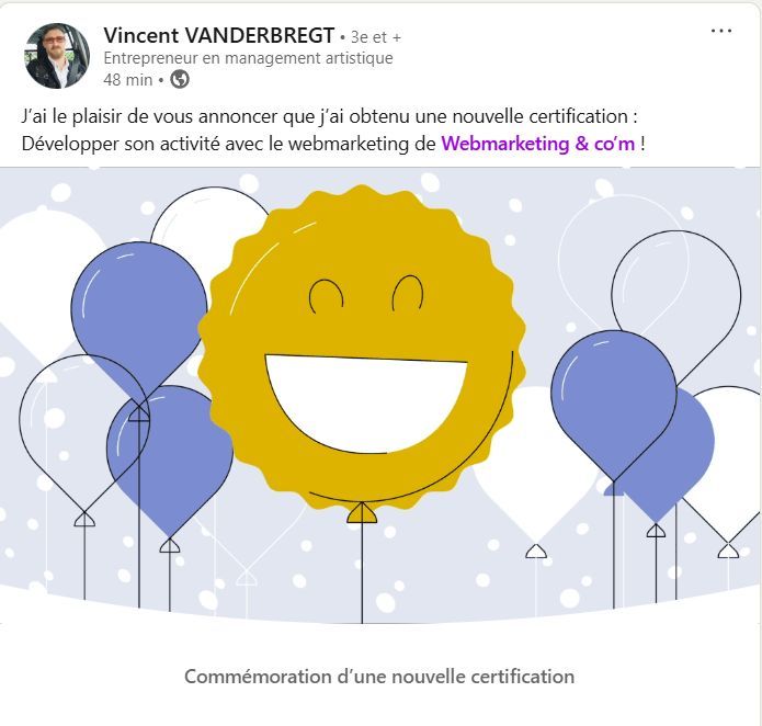 WebmarketingCOM's tweet photo. Vous souhaitez vous aussi vous lancer dans l'aventure ?
๐๐จ๐ฎ๐ซ ๐ฏ๐จ๐ฎ๐ฌ ๐ข๐ง๐ฌ๐๐ซ๐ข๐ซ๐ ๐ฬ ๐ฅ๐ ๐๐จ๐ซ๐ฆ๐๐ญ๐ข๐จ๐ง ๐ฐ๐๐๐ฆ๐๐ซ๐ค๐๐ญ๐ข๐ง๐ ๐ฬ๐ฅ๐ข๐ ๐ข๐๐ฅ๐ ๐๐ฎ ๐๐๐
โก๏ธ https://t.co/knpvA8Xr57
#Formation #FormationCPF #CPF #CertificationProfessionnelle #RS https://t.co/jPsLlVQHYn