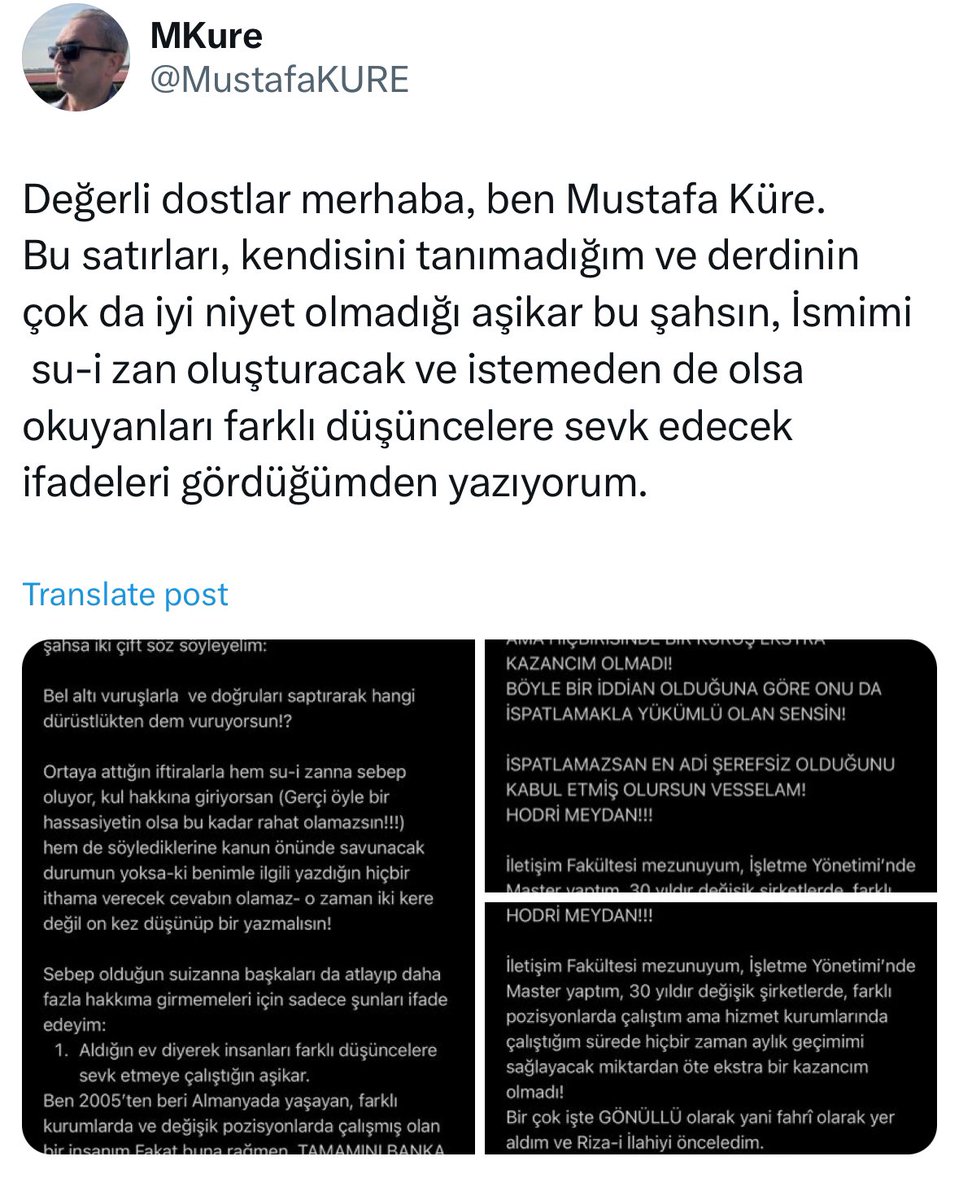 Mustafa KÜRE

Haysiyetsiz herif. Utanmandan, sıkılmadan, alenen bir de yalan söylüyor. Remzi’nin MÖZ’ün ekibinden ne beklersin, tabi ki inkâr edecek.

30 yıldır hizmet ediyormuş.

Kimsenin senin evine karıştığı yok.
Başka işlerden ekstra aldığını, Hizmetin işlerini üç beş leş