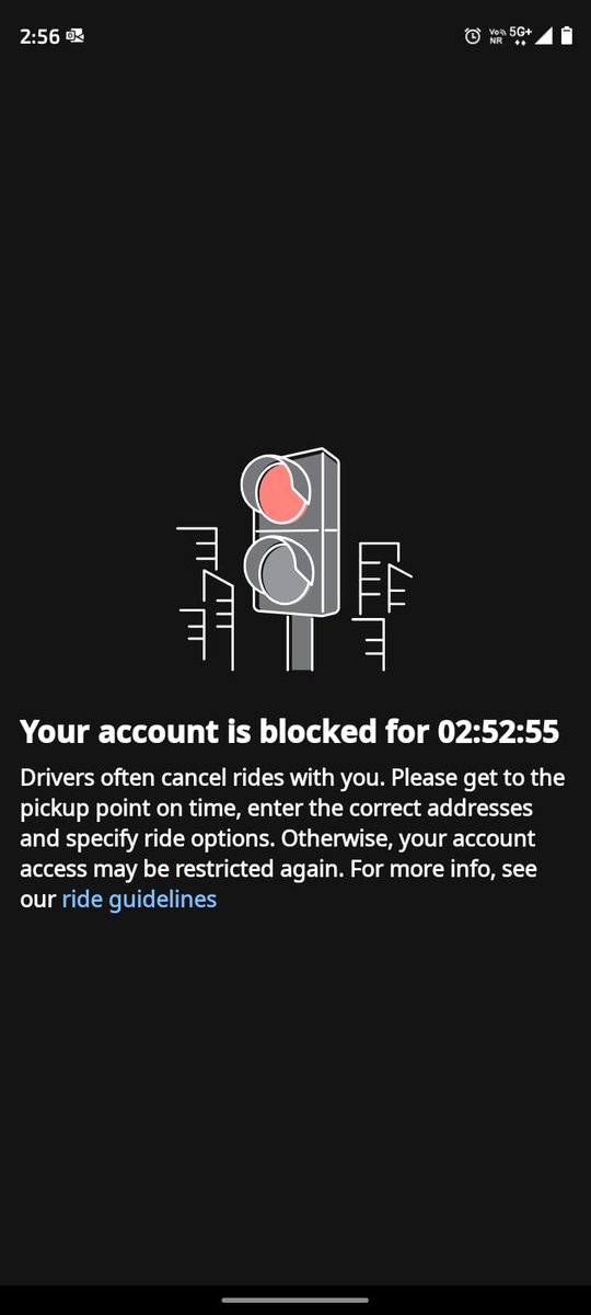 joydeepm08's tweet photo. @inDrive Team,
Are you f#cking kidding me? Your dumba## greedy drivers cancel rides left &amp; right &amp; ask customers to ride "offline" &amp; you have the audacity to block my account &amp; preach "ride guidelines"!!! PATHETIC! https://t.co/iE2TgMmhOO
