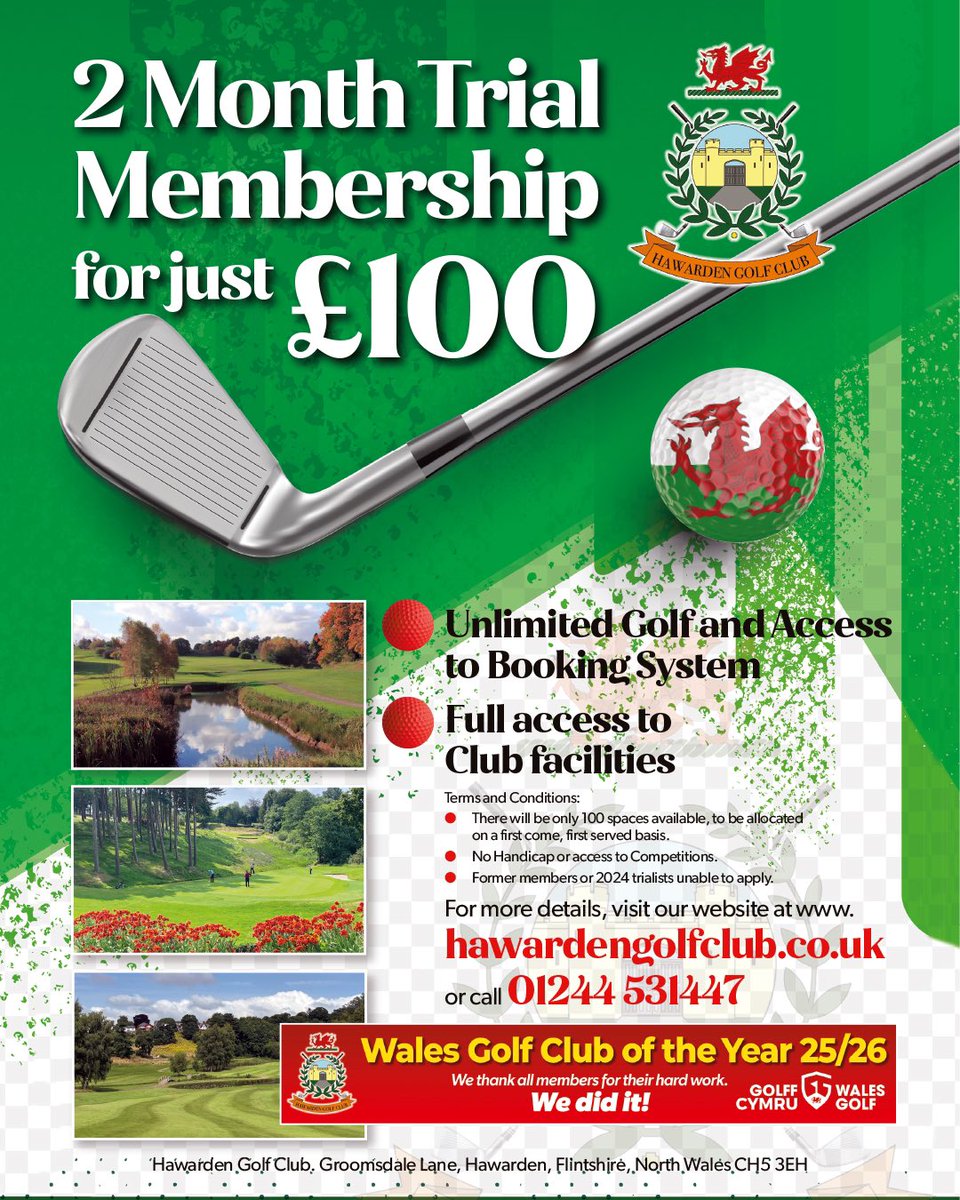 Hawarden Golf Club tweet media