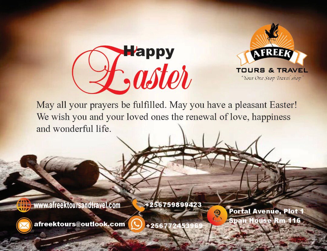 "Warmest wishes to our valued clients this Easter!May this joyous season bring renewal, hope, and happiness to you and your loved ones. As we celebrate the spirit of Easter, we thank you for trusting us with your travel dreams. We look forward to helping you explore
Happy Easter