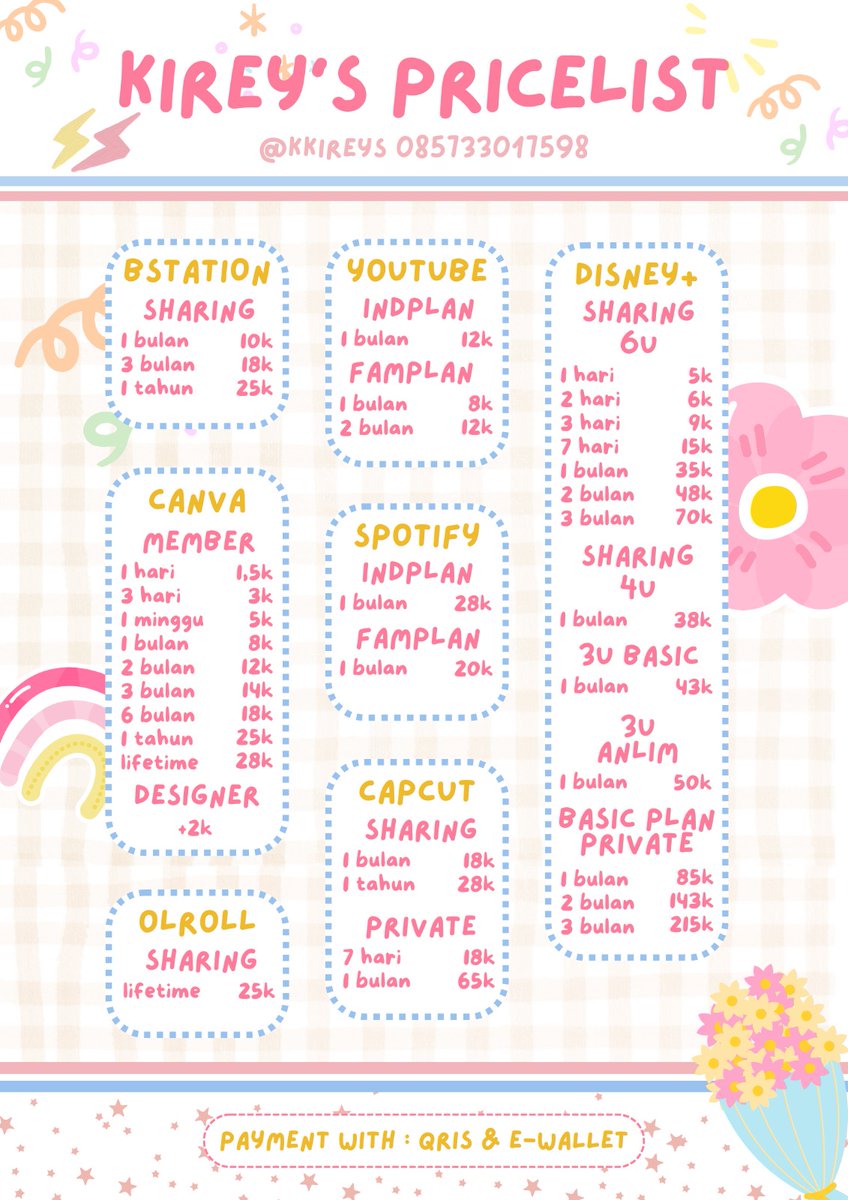 kirey's🦢 | JOKI TUGAS ALL SPESS tweet media