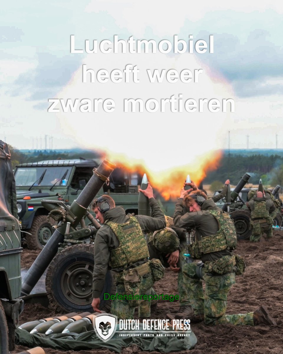 The Dutch Airmobile Brigade got their heavy mortars back. After 13 years doing without, the brigade can again provide heavy groundsupport to their troops.
Article (in Dutch) with video showing the firepower demo and interviews.
Read it here: dutchdefencepress.com/luchtmobiele-z…