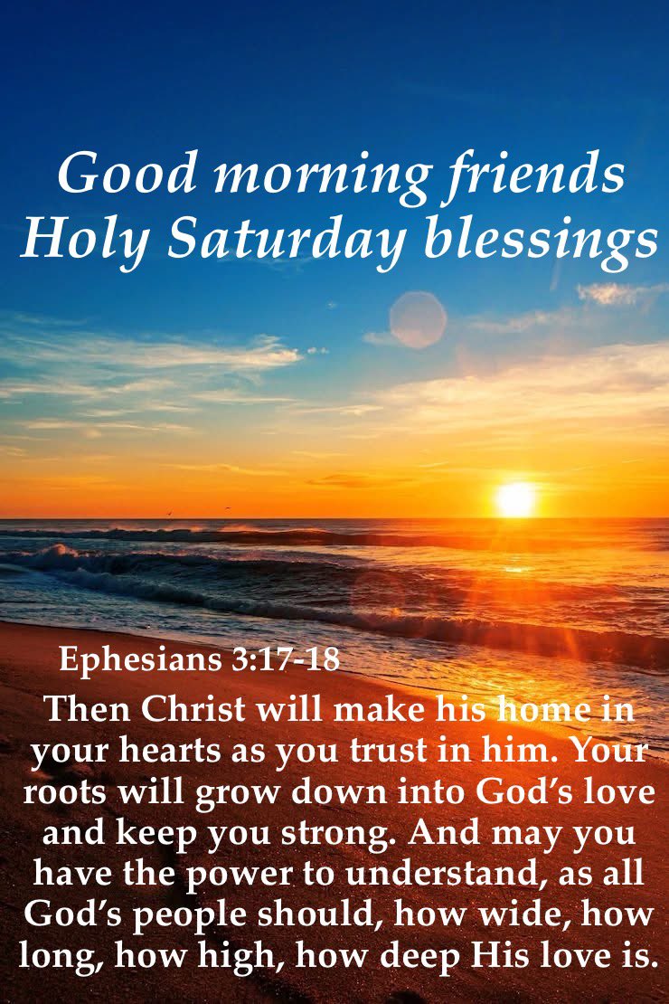 “It is finished” (John 19:30)🕊️
“I am the resurrection and the life. Anyone who believes in me will live, even after dying.” (John 11:25)✝️
May your faith in God bring peace, hope and love to your heart and everlasting joy to your soul. May God bless you today and always.🙏

Good