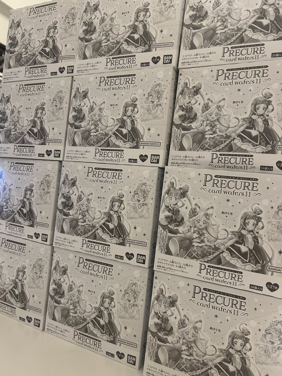 koicha7342's tweet photo. プリキュアウエハース11届いた！
初の1カートン買い✨️ https://t.co/TERLWoZBiY