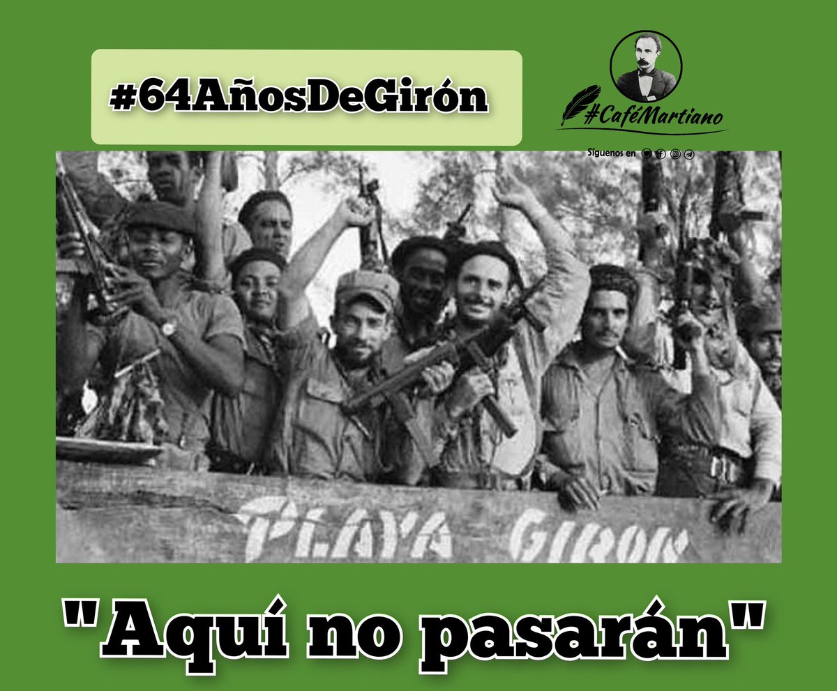 🇨🇺|Ayer y hoy el mensaje es claro: "Aquí no pasarán". ✌️