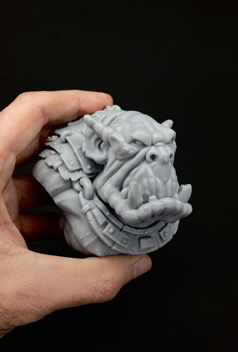 nextonthedesk's tweet image. His name is KHARZÔG! 🔥
🧑‍🎨 Design, sculpting, molding and casting by Christophe Garreau.
📢 Pre-orders are now open: etsy.com/listing/188989…
#miniaturesculpture  #figurecollector #miniatureart #sculpting  #greenskins #orc #ork #warhammer #aos #handsculpted #warhammer40k #dnd