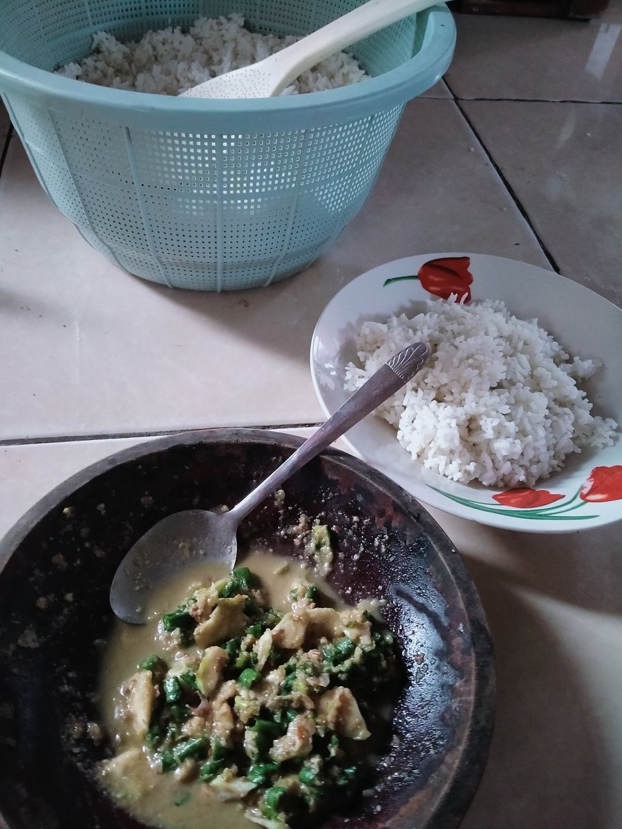 Bett01829804's tweet photo. Gak ada makan malam 
Asal ada nasi.. perutnya laper ya makan 
Bismillah..
Alhamdulillah..
#Karedok 😋
👍😁 https://t.co/DzDX6LV4X9