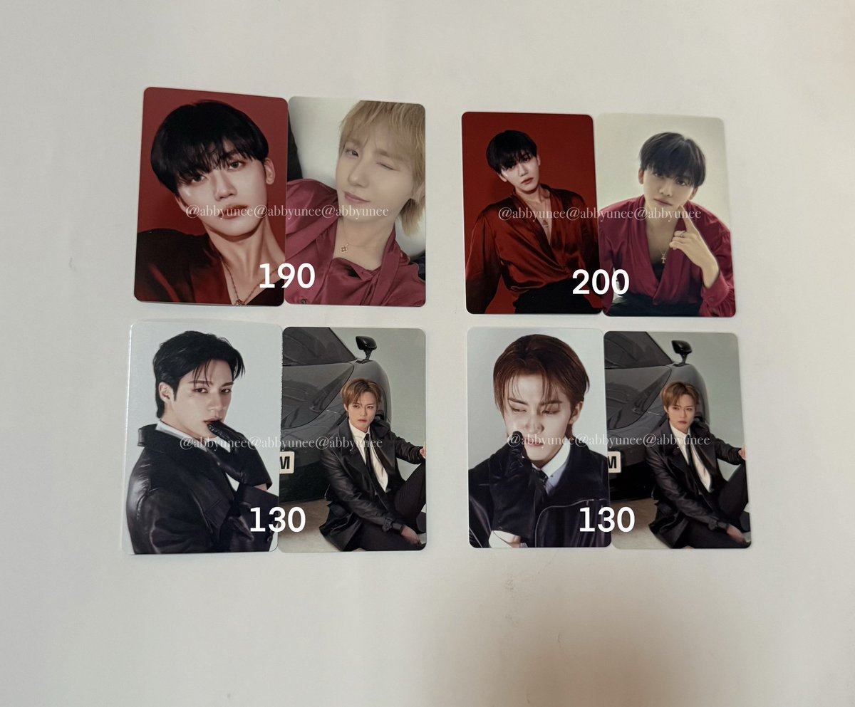 abbyunee's tweet photo. ꒰ พร้อมส่ง ꒱

♡ Trading card SSGT 2025
จอห์นนี่ ยูตะ โดยอง แจฮยอน จองอู มาร์ค เหรินจวิ้น อินจุน เจโน่ แจมิน  เฉินเล่อ

📦ค่าส่ง 30
สนใจ dm มาสอบถามก่อนได้นะคะ
#ตลาดนัดnct #ตลาดนัดnct127 #ตลาดนัดnctdream ตามหา https://t.co/226nb9DsdZ