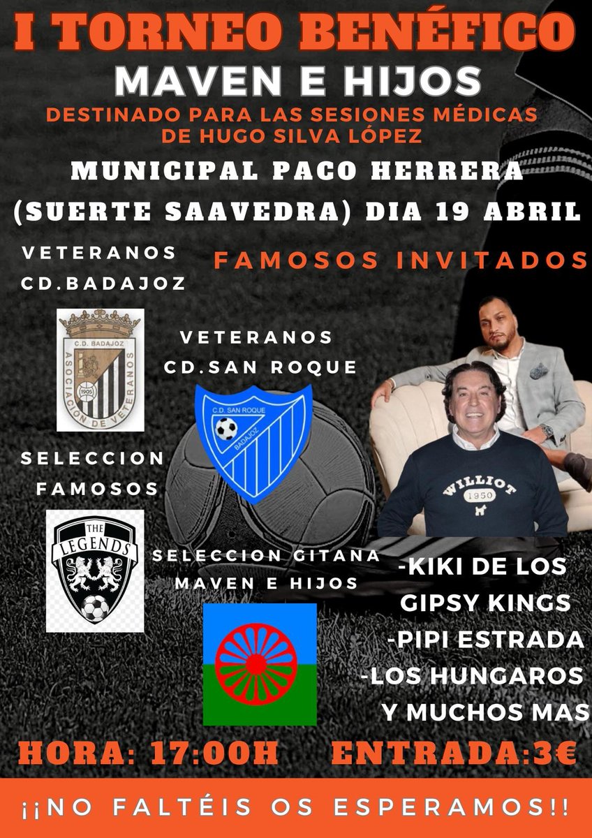 VeteranosCDB's tweet photo. ¡No faltes! Es por una buena causa. Te esperamos. https://t.co/NmDfuq3rSa