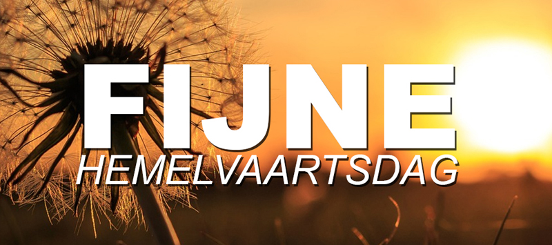Fijne #Hemelvaartsdag allemaal! Zijn jullie een extra dagje vrij of heb je al een lang weekend? Misschien moet je gewoon aan het werk? Wat je ook aan het doen bent, maak er een heel mooie dag van!