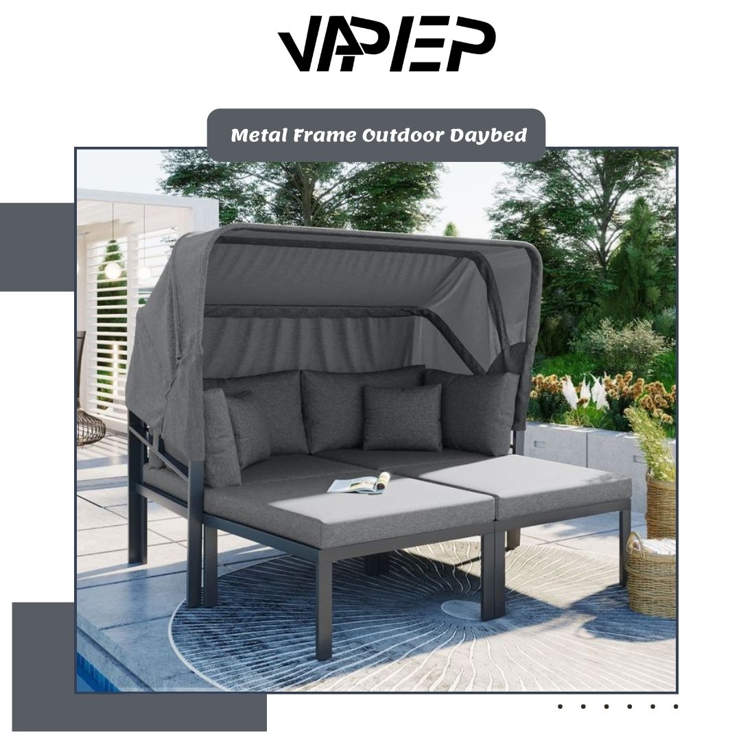 variertech's tweet photo. Transform your patio into a personal retreat 🛋️☀️
Our Metal Frame Outdoor Daybed brings sleek design + outdoor durability.
Rust-resistant, weatherproof, and built for pure relaxation.
#OutdoorLiving #DaybedDesign #FurnitureGoals #PatioVibes https://t.co/NddqoYQ0Cn