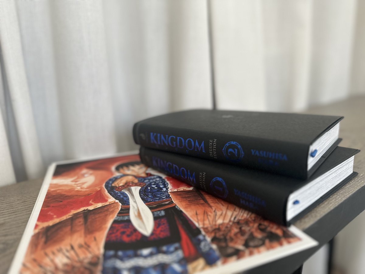 Kempolajuwon's tweet photo. Magnifique Deluxe édition de Kingdom.
Si vous ne connaissez pas c'est le meilleur moyen de commencer ce manga culte.
merci @MeianFR et @AnimeStoreIDP pour cette édition de qualité https://t.co/tJYmOjQnKs