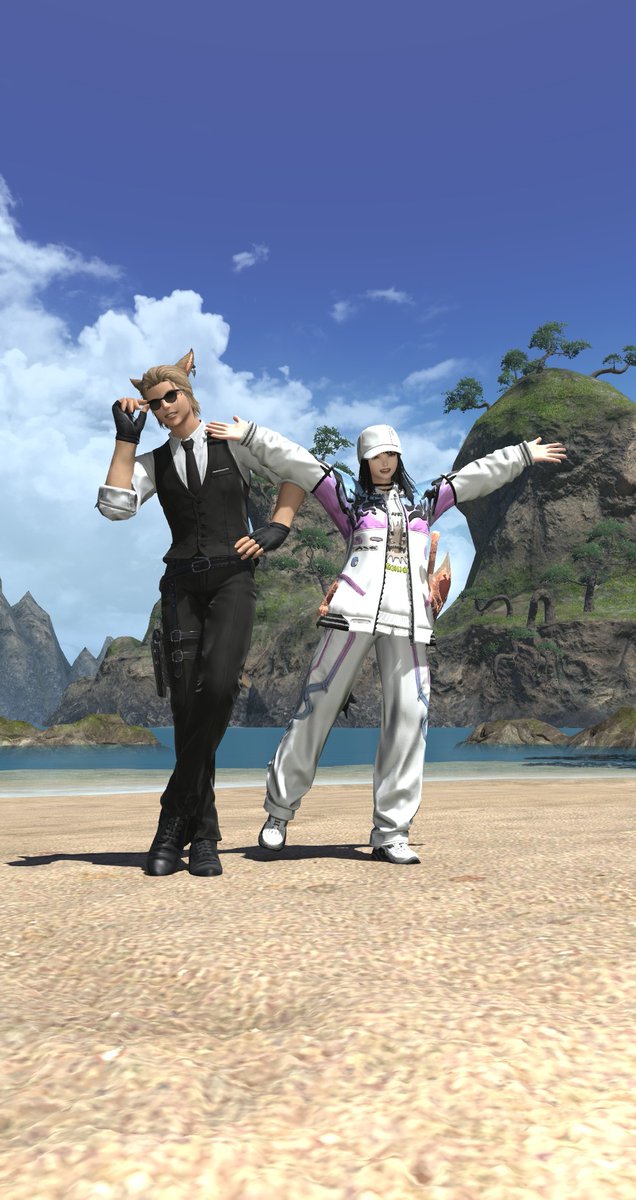 PerfectEnemy376's tweet photo. 今日はゲームに入ったら、ふたりとも共通の友達 @agohigekitune  から手紙が届いてて、 なんと、ふたりともプレゼントをもらいました！ びっくりしたけど、ほんとに嬉しかった〜！ こんな素敵な贈り物をありがとう！ 大事にするし、大切に着るね！ほんとにありがとう！ https://t.co/q9SOOPkqzK