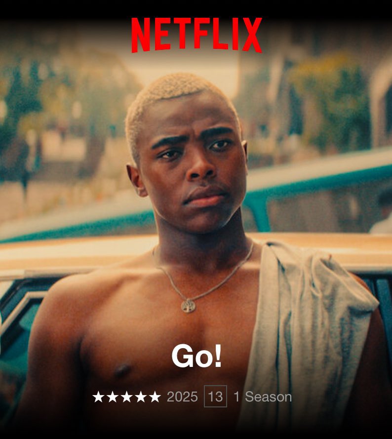 I urge you to the Netflix series. Go, you definitely won't regret it. I promise you🔥🥳🤞🏽.

#WatchGoNetflix #GoNetflix