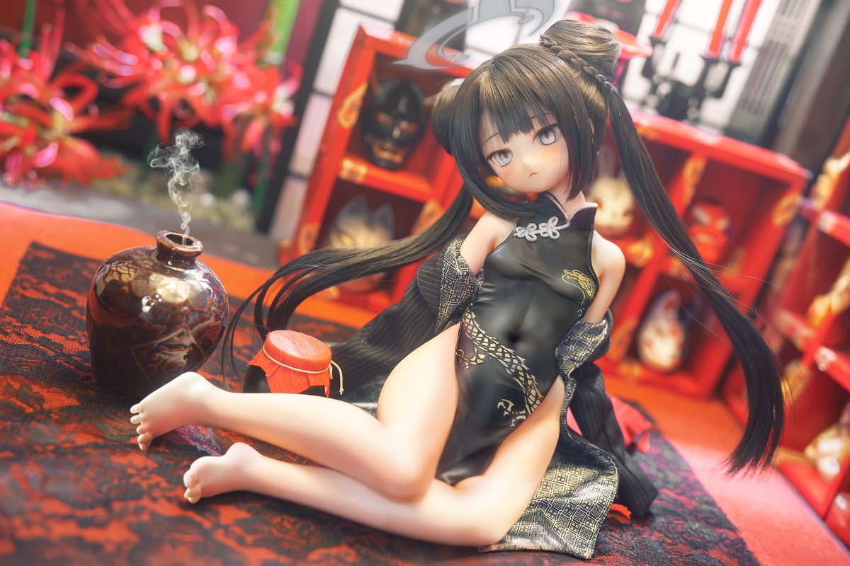 manjuu1's tweet photo. キサキ：「先生…？もっと近う寄ってもいいのじゃ…？」

@Haku1923 さん宅の撮影ブースを使わせて頂きましたが
めっちゃ撮りやすくて「うおぉぉ…」って
言いながら撮影しました。
#ブルアカ https://t.co/0iBLImoPOJ
