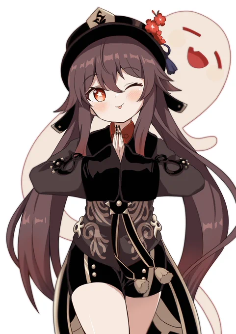 フータオちゃん描かせていただきました!ご依頼ありがとうございました!!#原神 