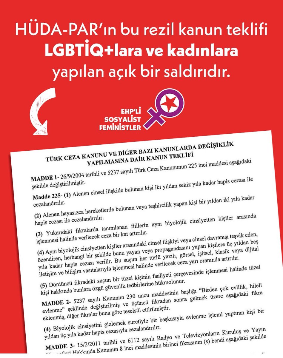 Yasa tasarınızın da sizin de Allah belanızı versin