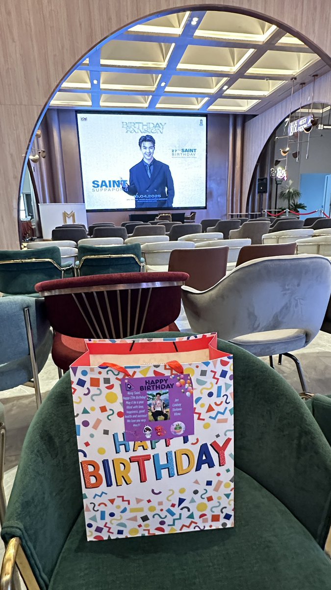 Happy 27th Birthday Nong <a href="/Saint_sup/">Saintsup 🎬</a> We wanted to send you this gift, you can listen to T-Pop while working out or the Dhamma in your daily life. Love always

🙏<a href="/LinZLew1985/">Lindsey Wilbourn〰️❤️🐰🐨💙🌵〰️</a> <a href="/Stefanie_0621/">Celtic_Rose</a> <a href="/Vilm4ZS/">Vilma❤️💙💜🌵</a> 

🙏<a href="/CactuzsHome/">CactuZSHome</a> 

SAINT BIRTHDAY FANSIGN 
#Suppapong27thBirthDay 
#Saint_sup