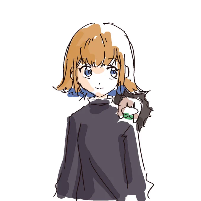 グッズ会場の端で今座って描いた 
