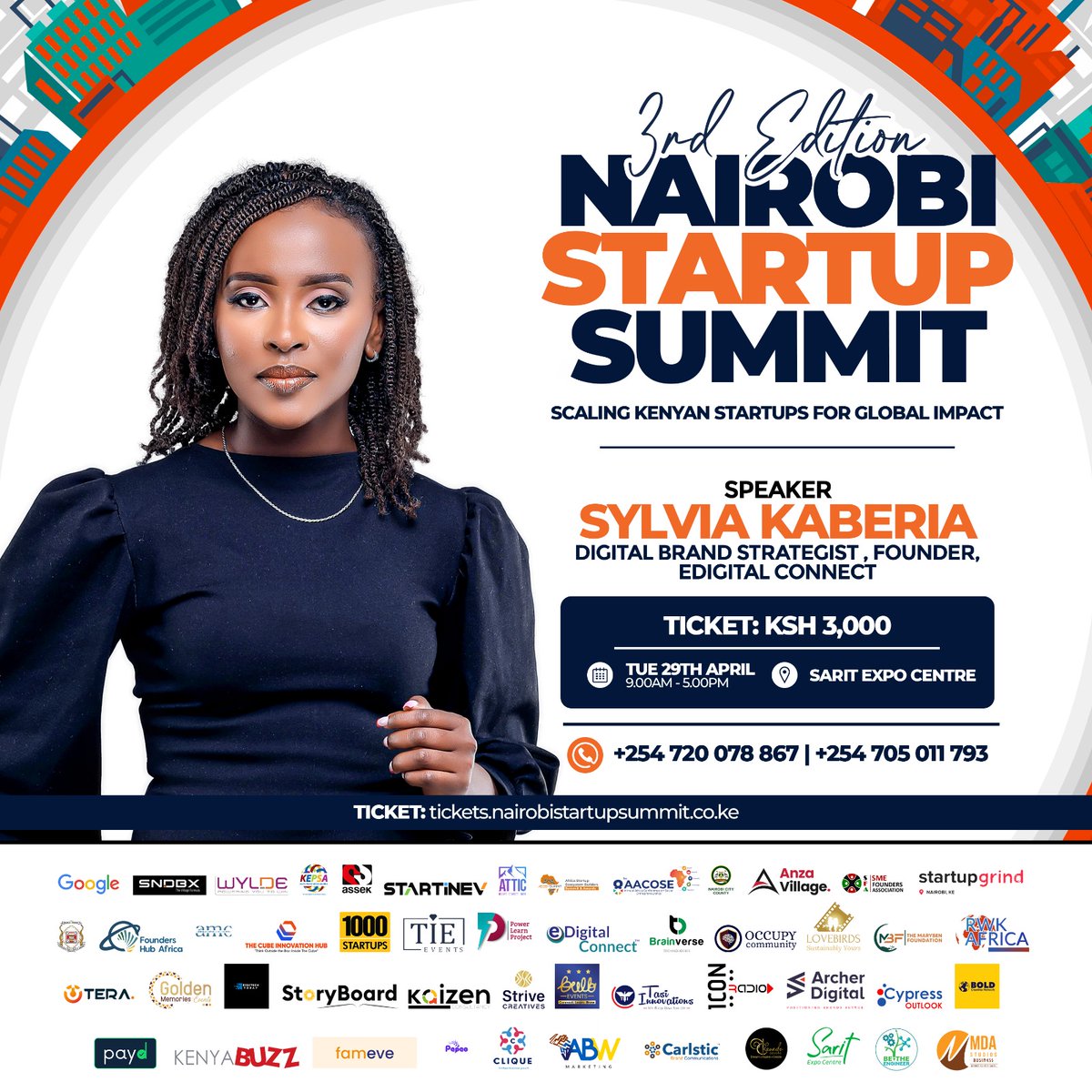 Get access to decision-makers, funders, and founders at one event. Be part of the 3rd Annual Nairobi Startup Summit: tickets.nairobistartupsummit.co.ke
#NairobiStartupSummit #TIEEvents