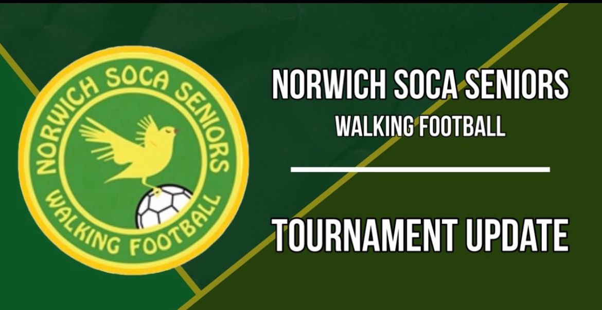 36 teams 
275+ players 
3 age groups - over 50/60/70
2 Charities 
If we raise 5k that’s 25k raised as a club 
July 20th 
We think the biggest one day #WalkingFootball tournament in the Country.